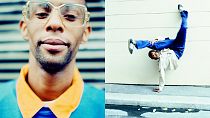 Paris' hip hop culture touched on music, fashion and dance. Here, two Parisian B-boys captured on film by photographer Maï Lucas.