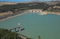 Dam, Caltanissetta, Sicily. 