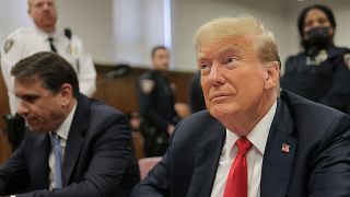 Former President Donald Trump appears in court in Manhattan before closing arguments in his criminal hush money trial.