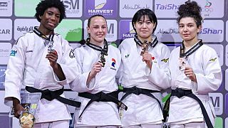  1. PINOT Margaux (FRA) 2. GAHIE Marie Eve (FRA) 3. TANAKA Shiho (JPN) 3. TAIMAZOVA Madina (AIN) 