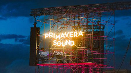 The Primavera sign calls out to music lovers