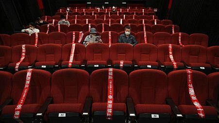 FILE: Interior of cinema in Kyoto, Japan