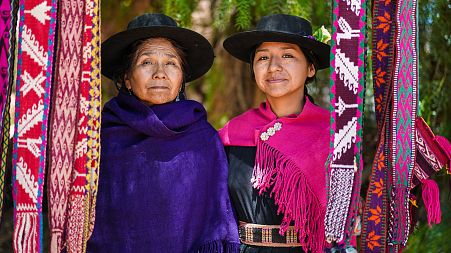 WATCH: The Andean weaver preserving her vibrant handcrafting heritage