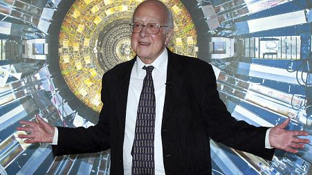 Professor Peter Higgs at the Science Museum, London.