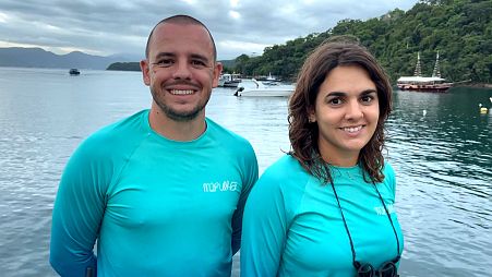 Watch: The ghost-busting couple clearing the ocean of abandoned fishing nets